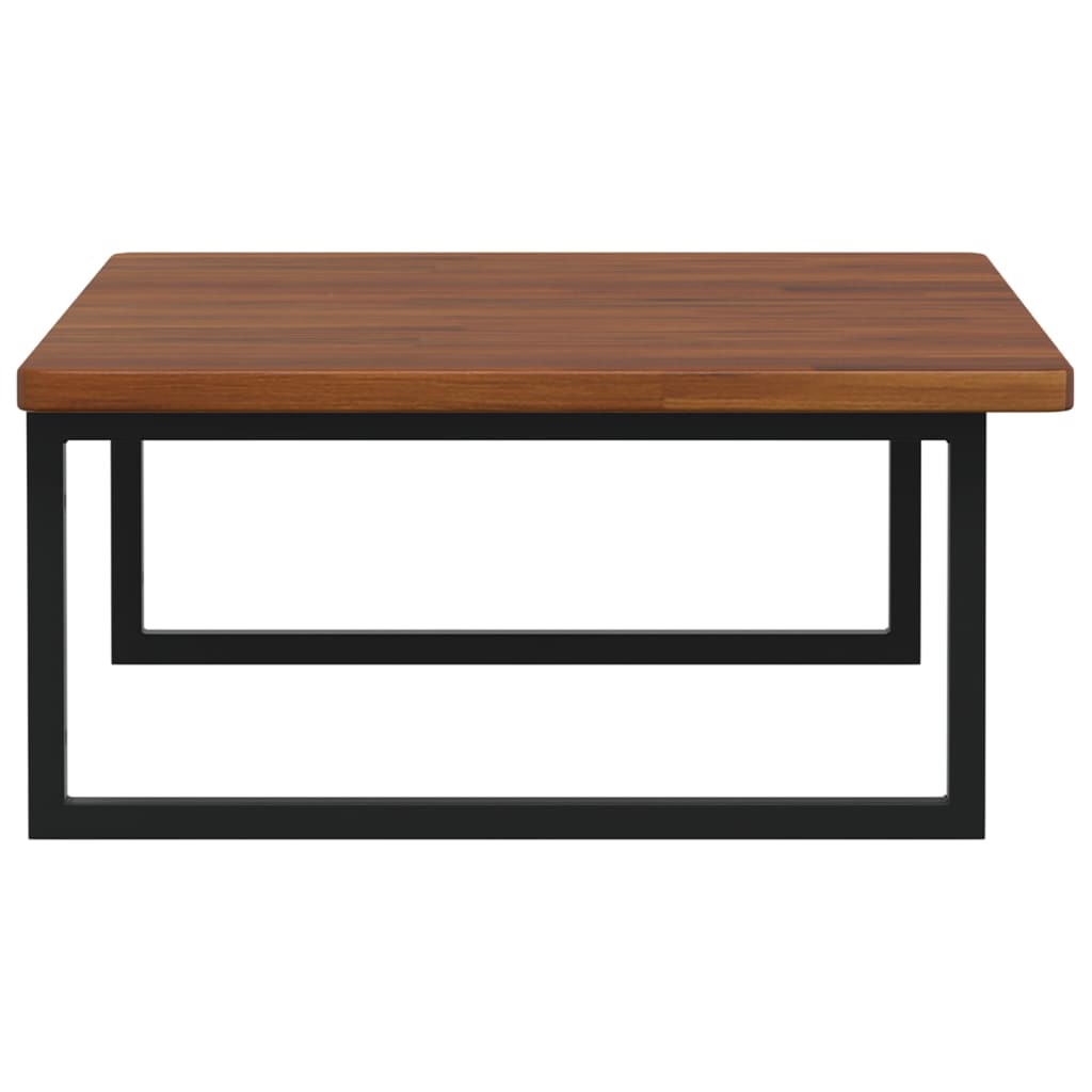 badeværelseshylde stål og massivt egetræ