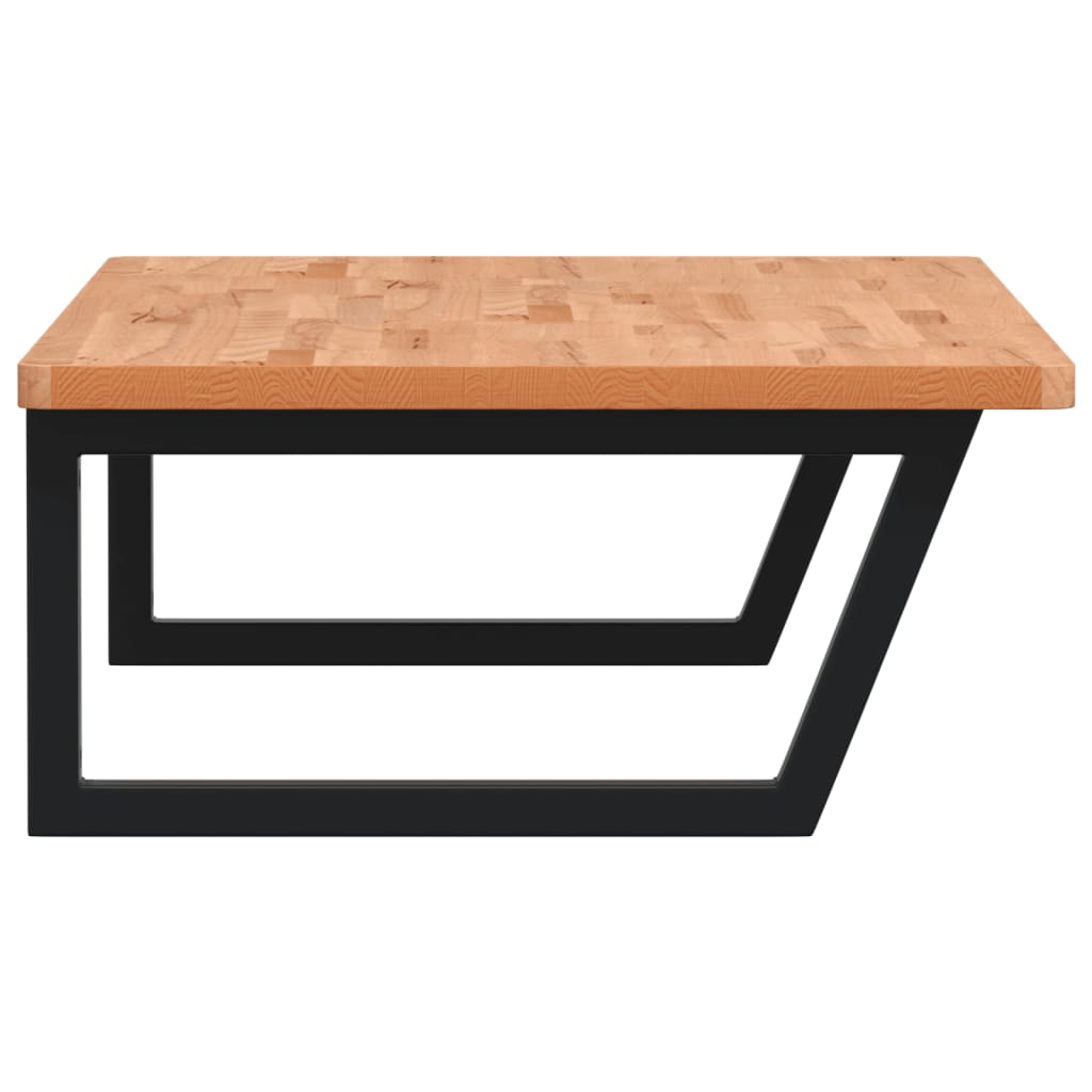 badeværelseshylde stål og massivt bøgetræ