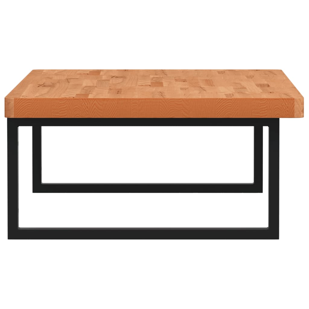 badeværelseshylde stål og massivt bøgetræ