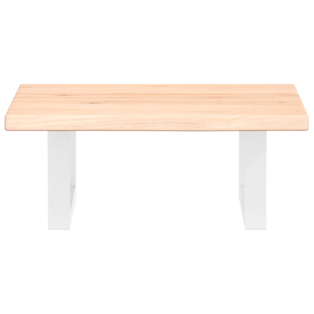 badeværelseshylde stål og massivt egetræ