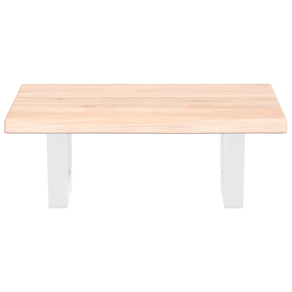 badeværelseshylde stål og massivt egetræ