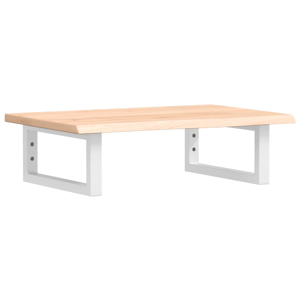 badeværelseshylde stål og massivt egetræ