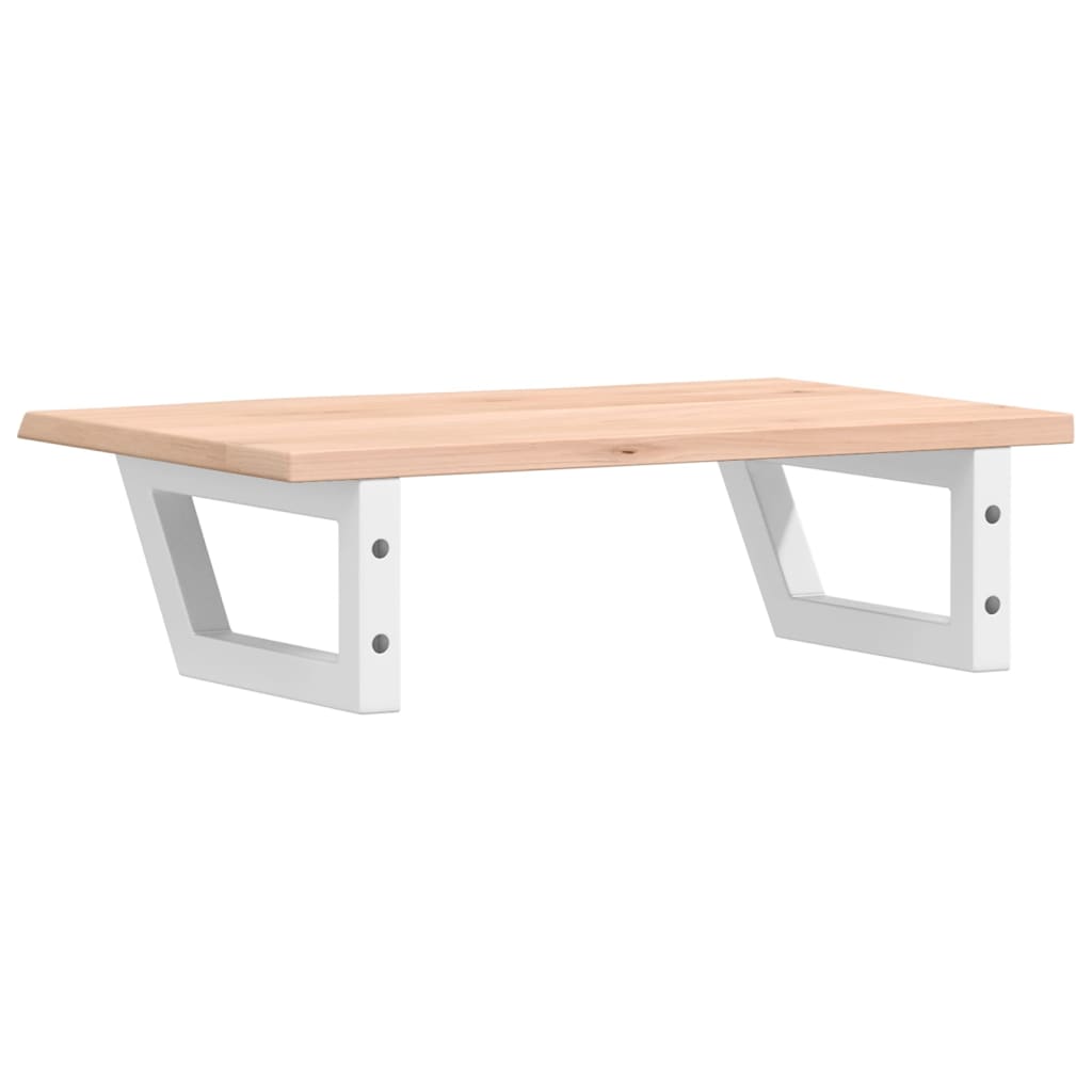 badeværelseshylde stål og massivt egetræ