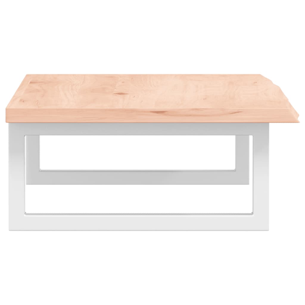 badeværelseshylde stål og massivt egetræ