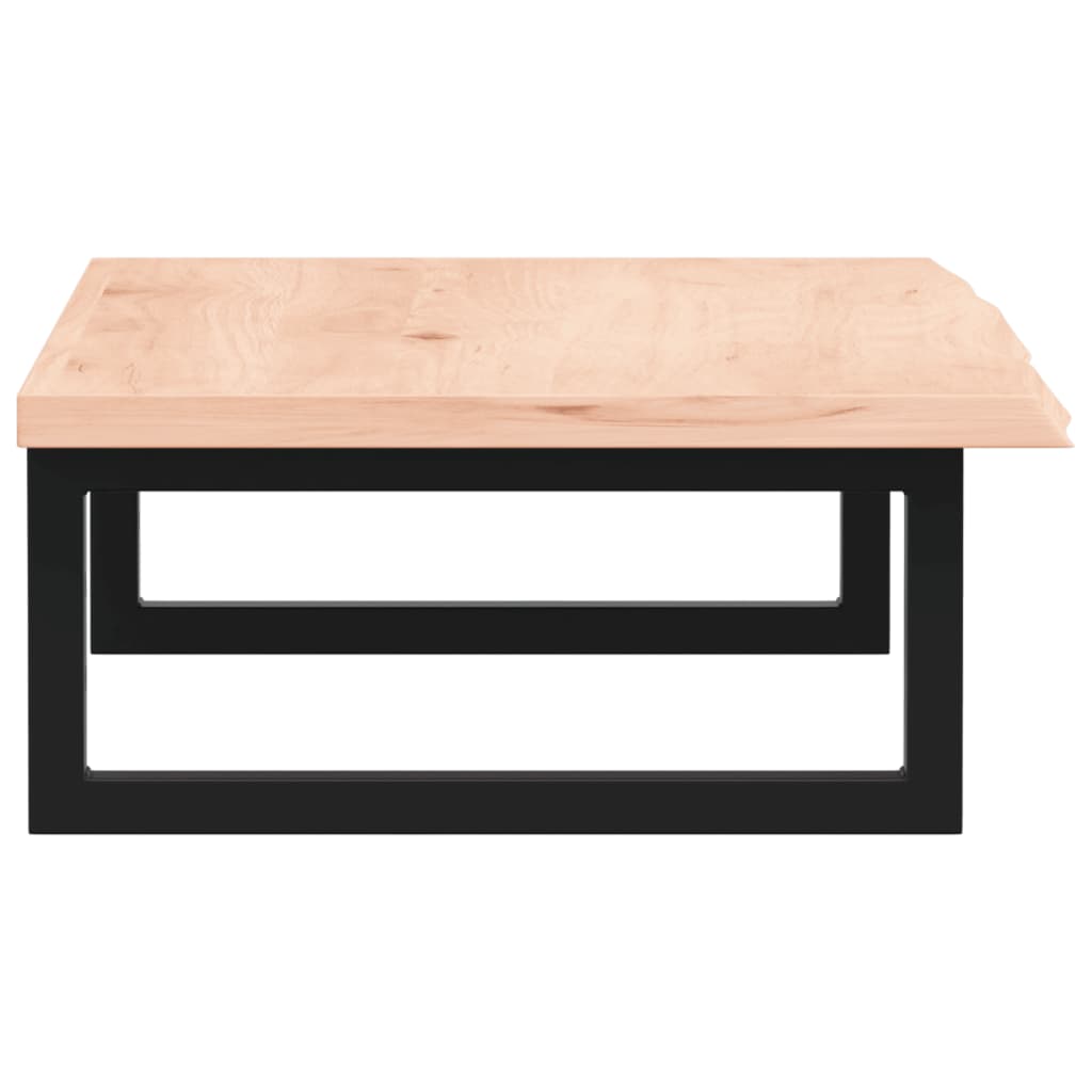 badeværelseshylde stål og massivt egetræ