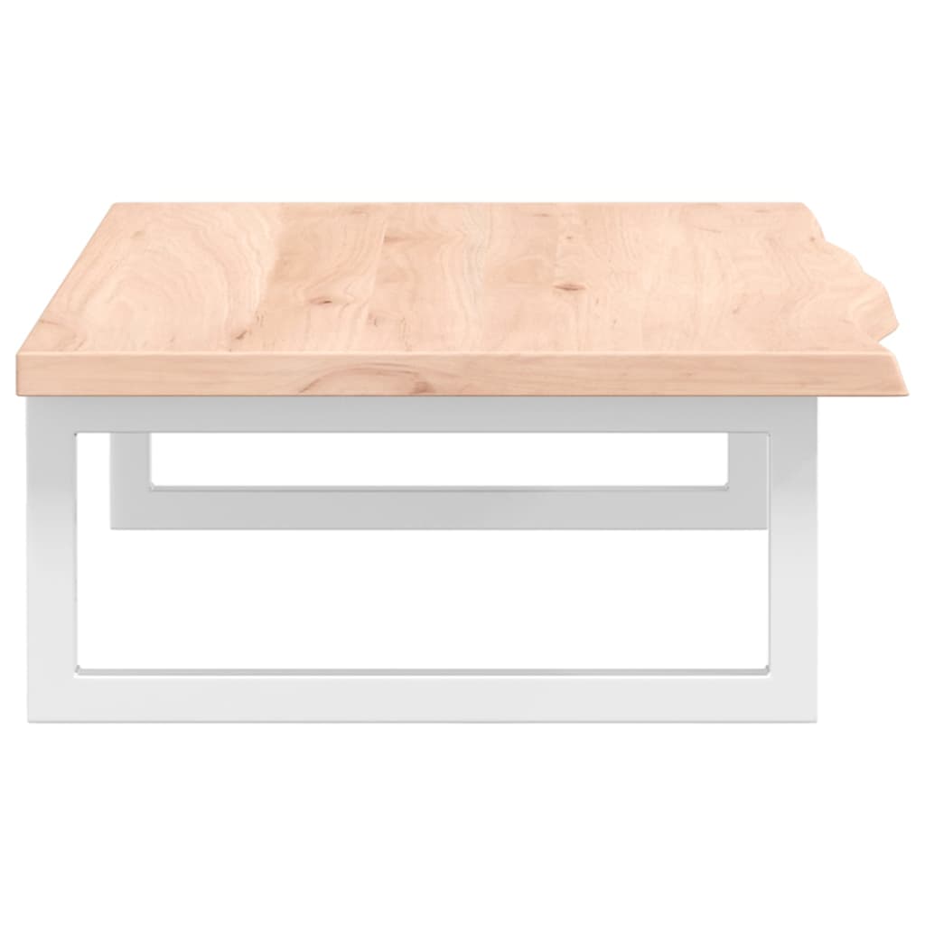 badeværelseshylde stål og massivt egetræ