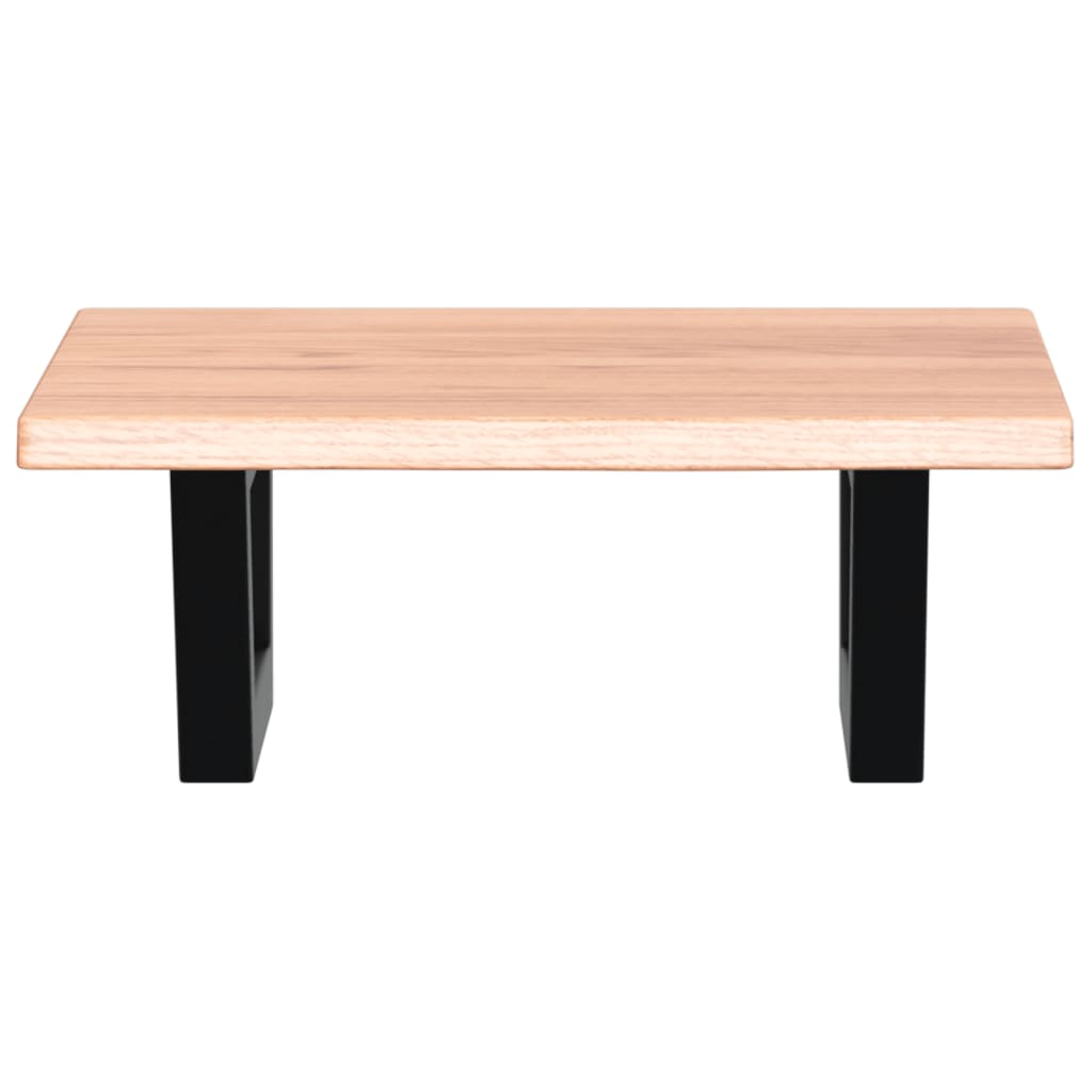 badeværelseshylde stål og massivt egetræ