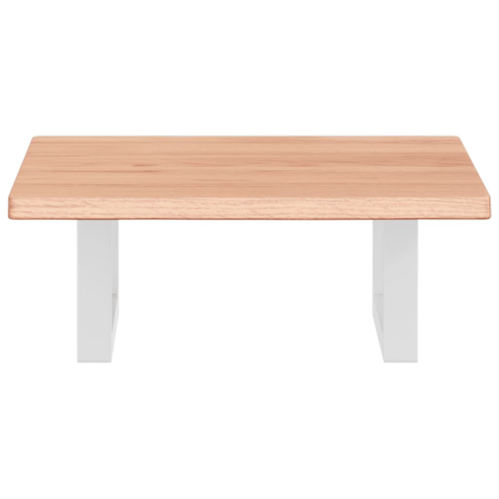 badeværelseshylde stål og massivt egetræ