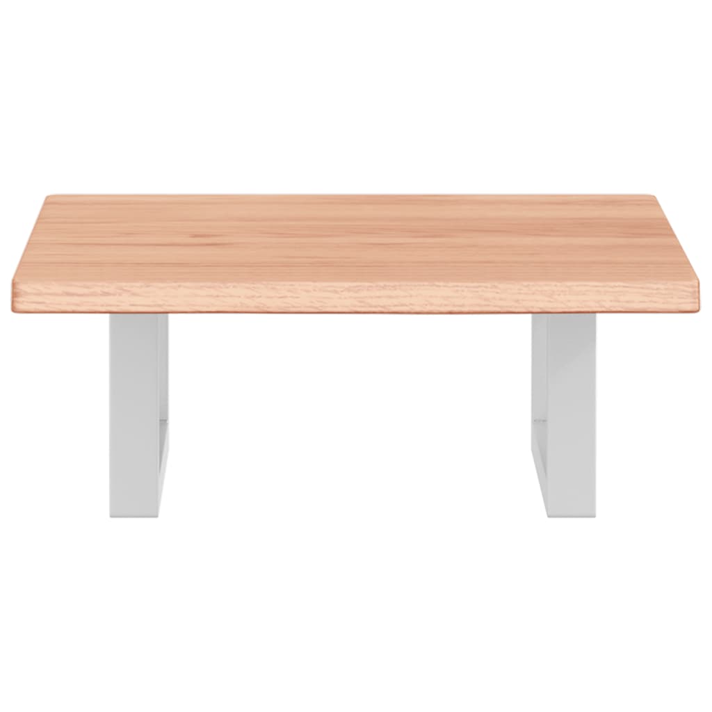 badeværelseshylde stål og massivt egetræ