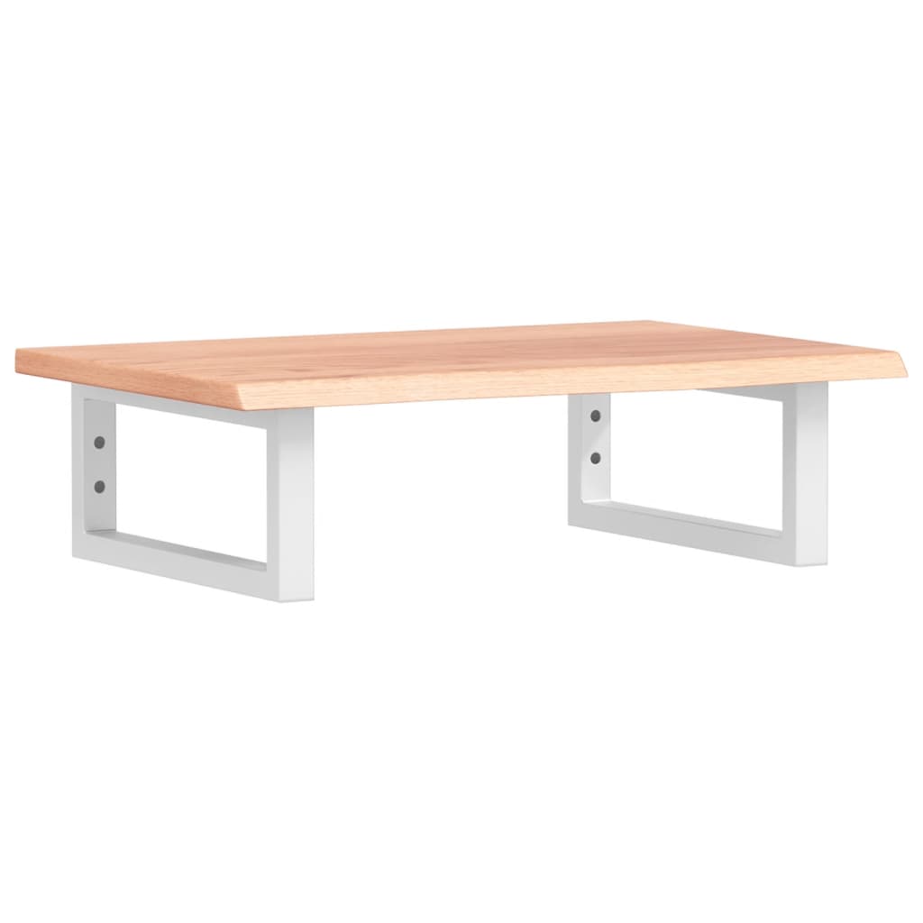 badeværelseshylde stål og massivt egetræ