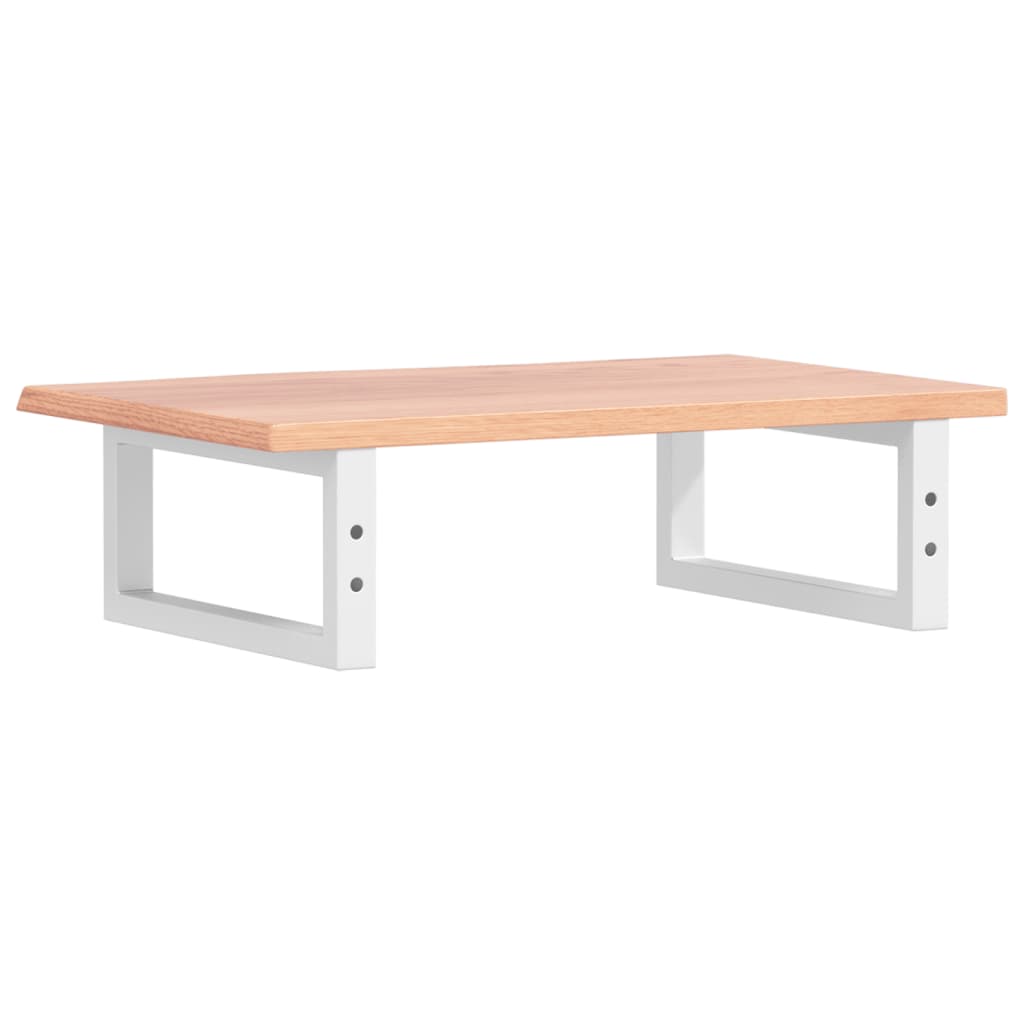 badeværelseshylde stål og massivt egetræ