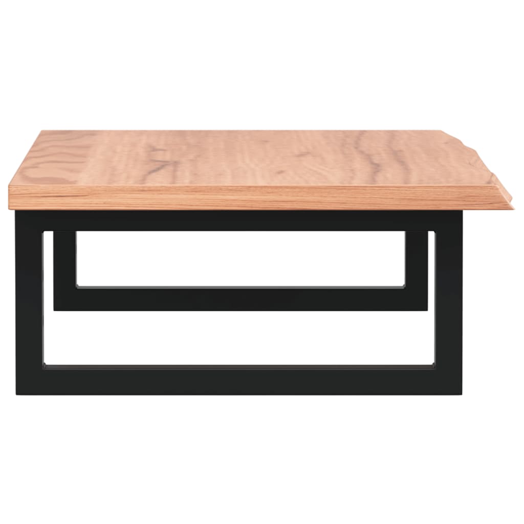 badeværelseshylde stål og massivt egetræ