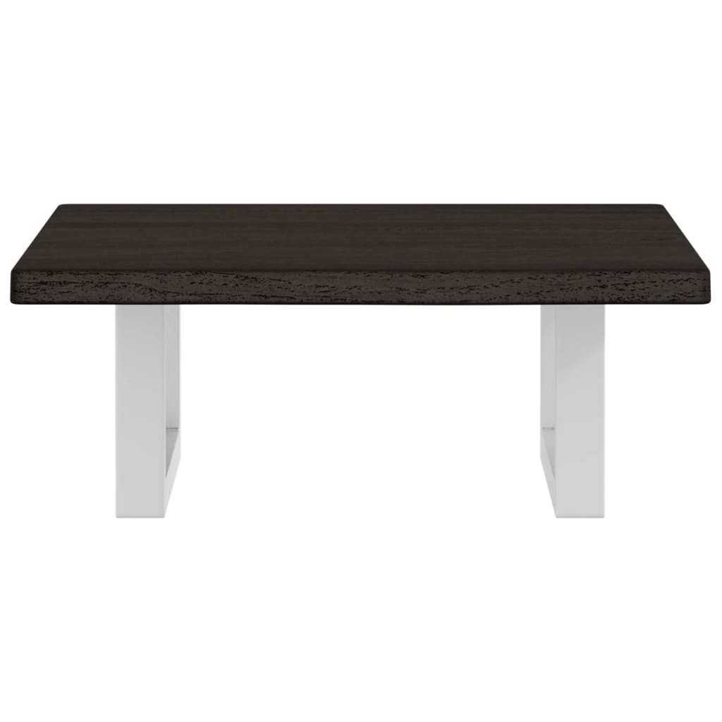 badeværelseshylde stål og massivt egetræ