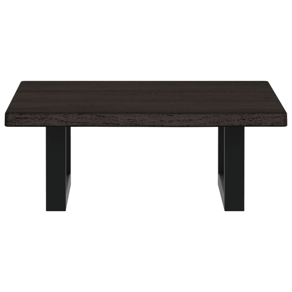 badeværelseshylde stål og massivt egetræ