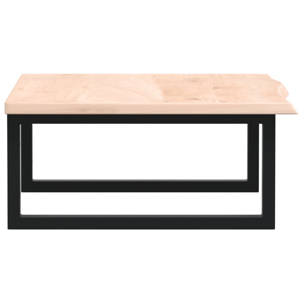 badeværelseshylde stål og massivt egetræ