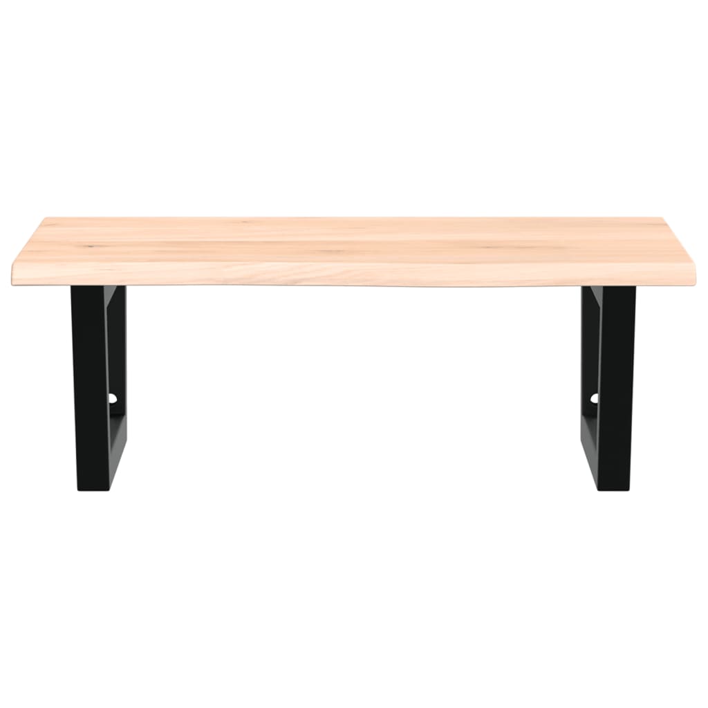 badeværelseshylde stål og massivt egetræ