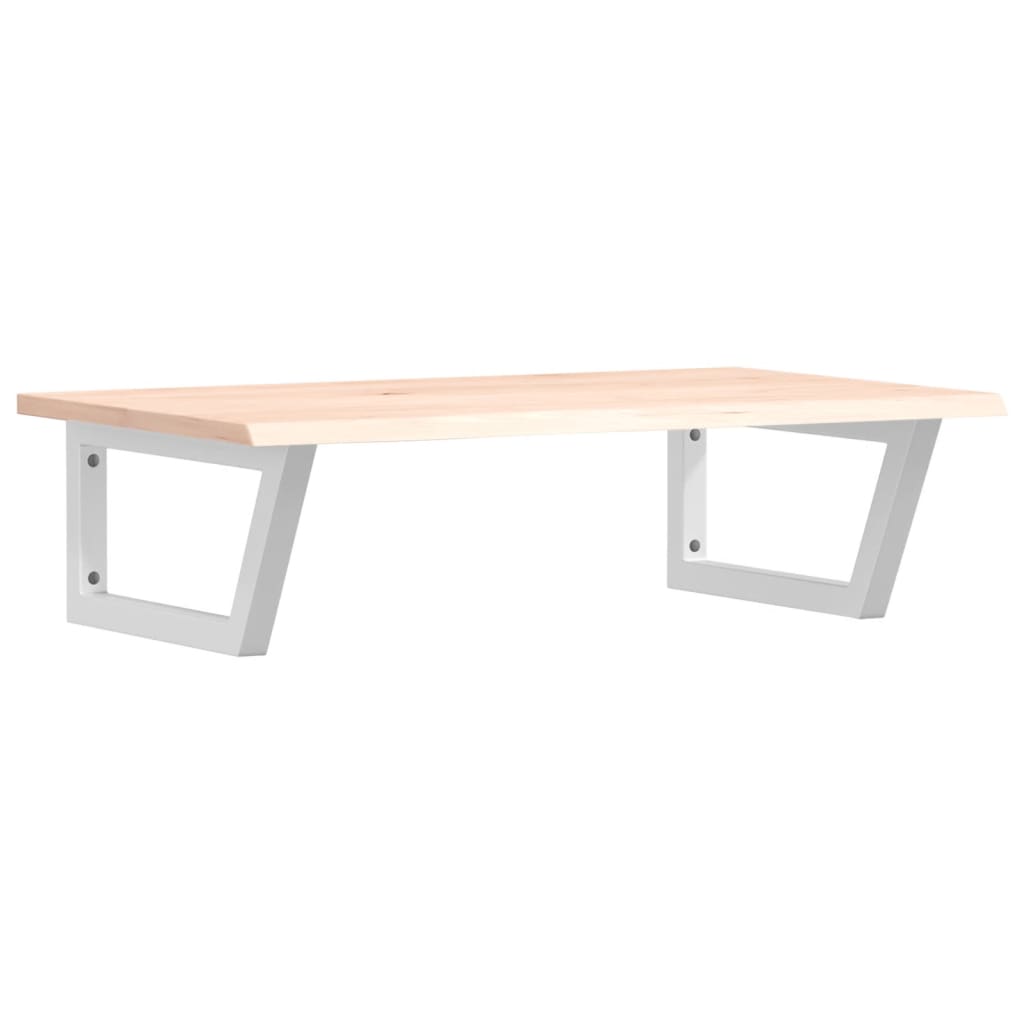 badeværelseshylde stål og massivt egetræ