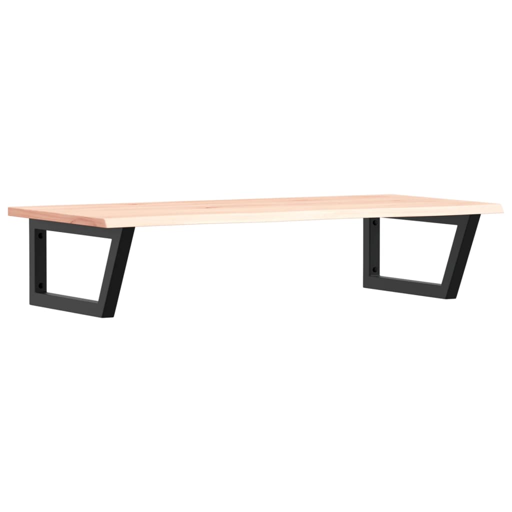 badeværelseshylde stål og massivt egetræ