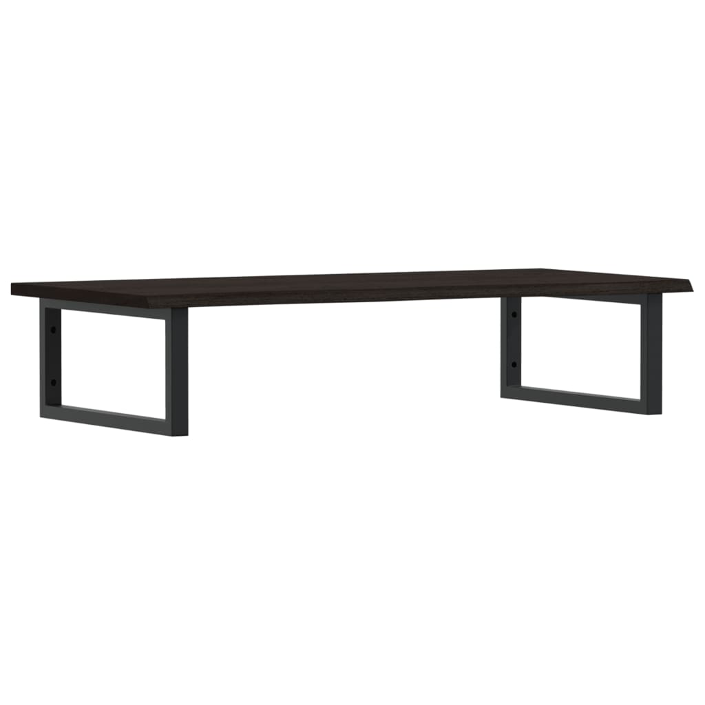 badeværelseshylde stål og massivt egetræ