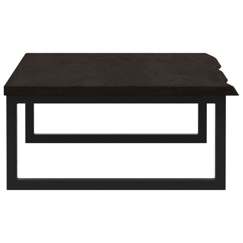 badeværelseshylde stål og massivt egetræ