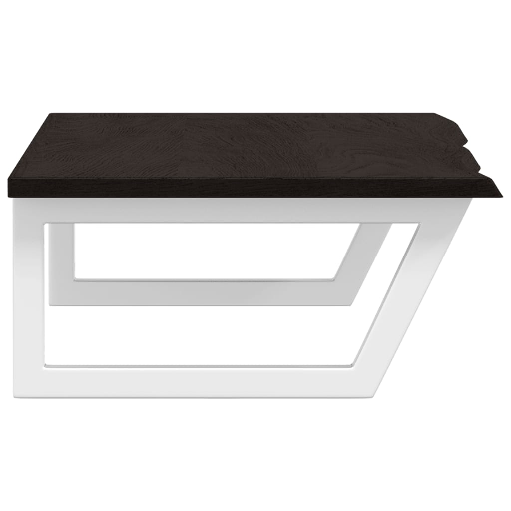 badeværelseshylde stål og massivt egetræ