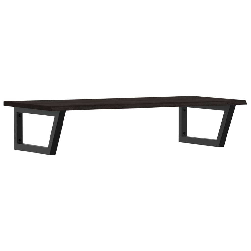 badeværelseshylde stål og massivt egetræ