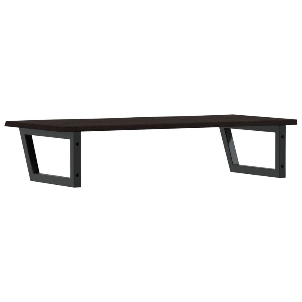 badeværelseshylde stål og massivt egetræ