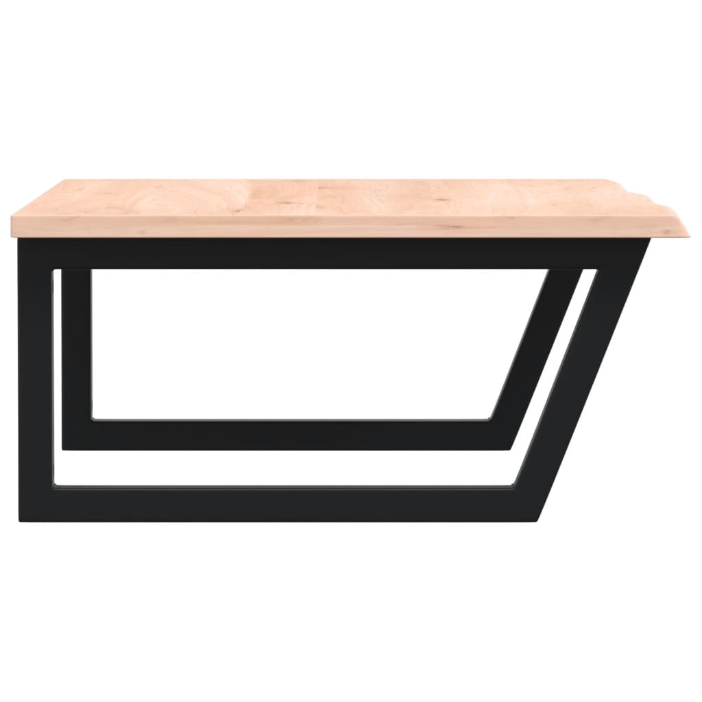 badeværelseshylde stål og massivt egetræ