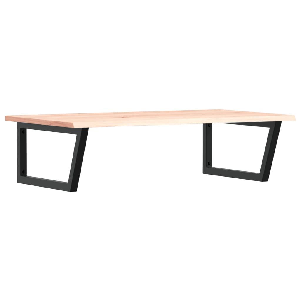 badeværelseshylde stål og massivt egetræ