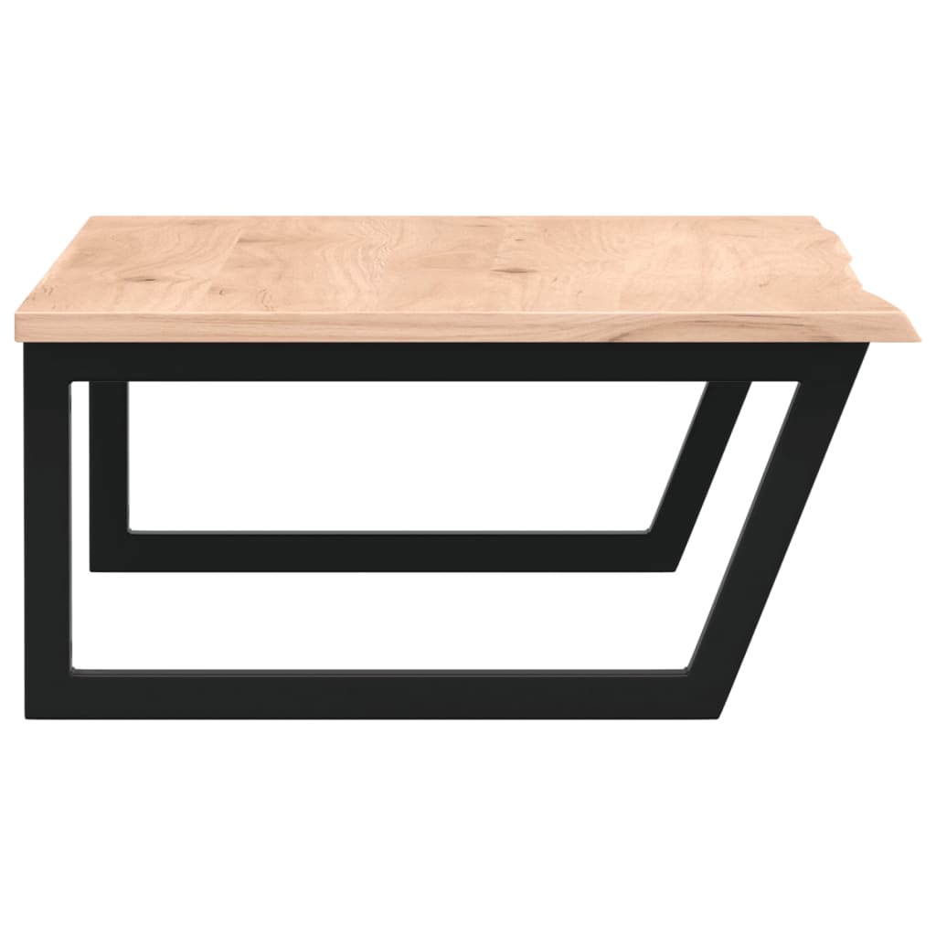 badeværelseshylde stål og massivt egetræ