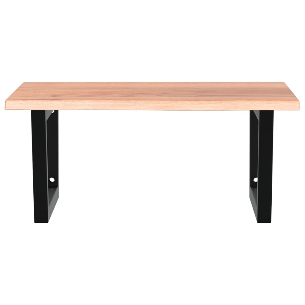 badeværelseshylde stål og massivt egetræ