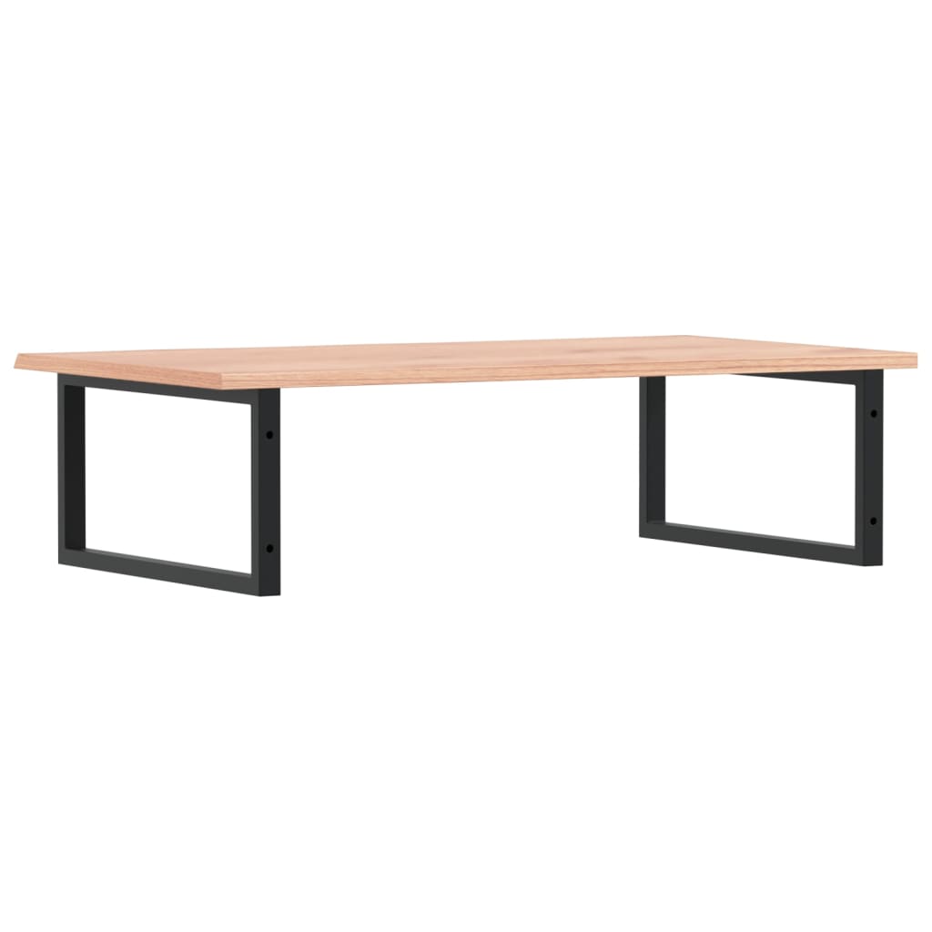 badeværelseshylde stål og massivt egetræ