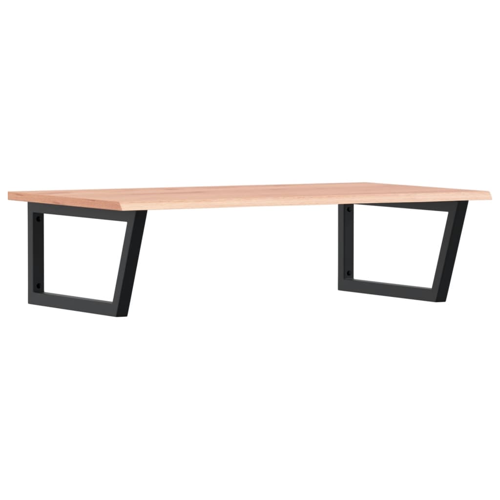 badeværelseshylde stål og massivt egetræ