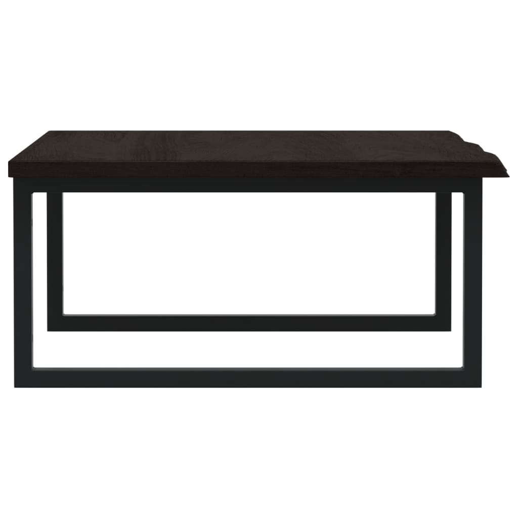 badeværelseshylde stål og massivt egetræ