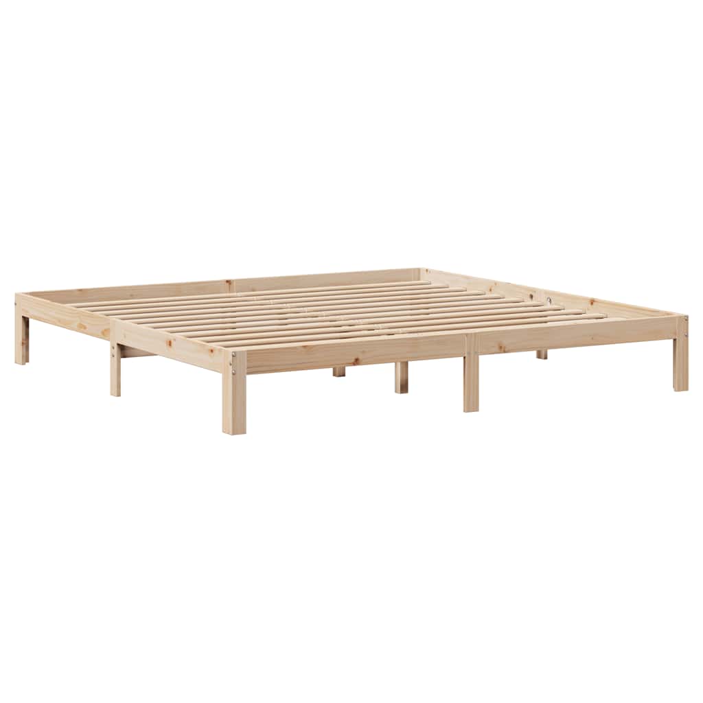 sengeramme med skuffer 180x200 cm massivt fyrretræ