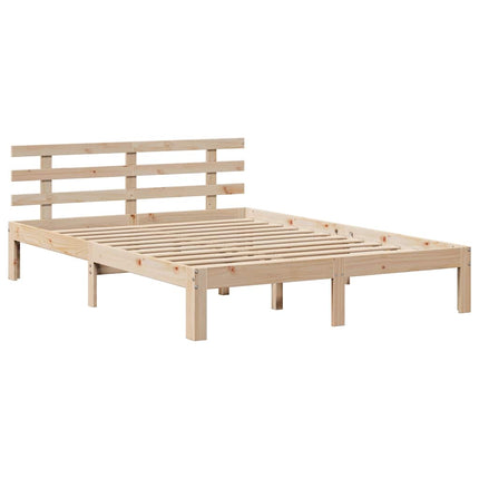 sengeramme med skuffer 120x200 cm massivt fyrretræ