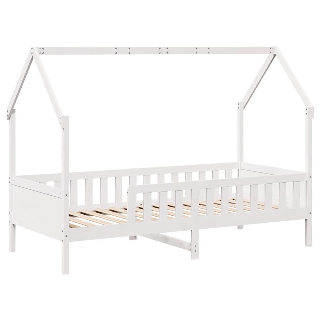 sengeramme til juniorseng m. skuffer 80x200 cm massivt fyr
