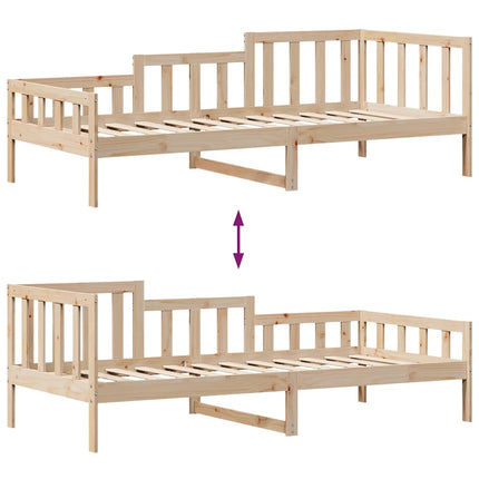 daybed med skuffer 90x190 cm massivt fyrretræ