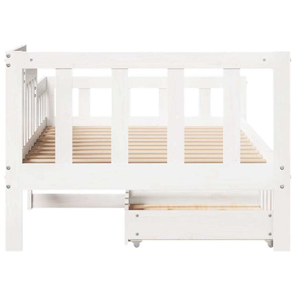 daybed med skuffer 90x190 cm massivt fyrretræ