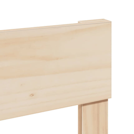 sengeramme uden madras 200x200 cm massivt fyrretræ