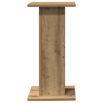 højtalerstativer 2stk. 30x30x60cm konstrueret træ egetræsfarve
