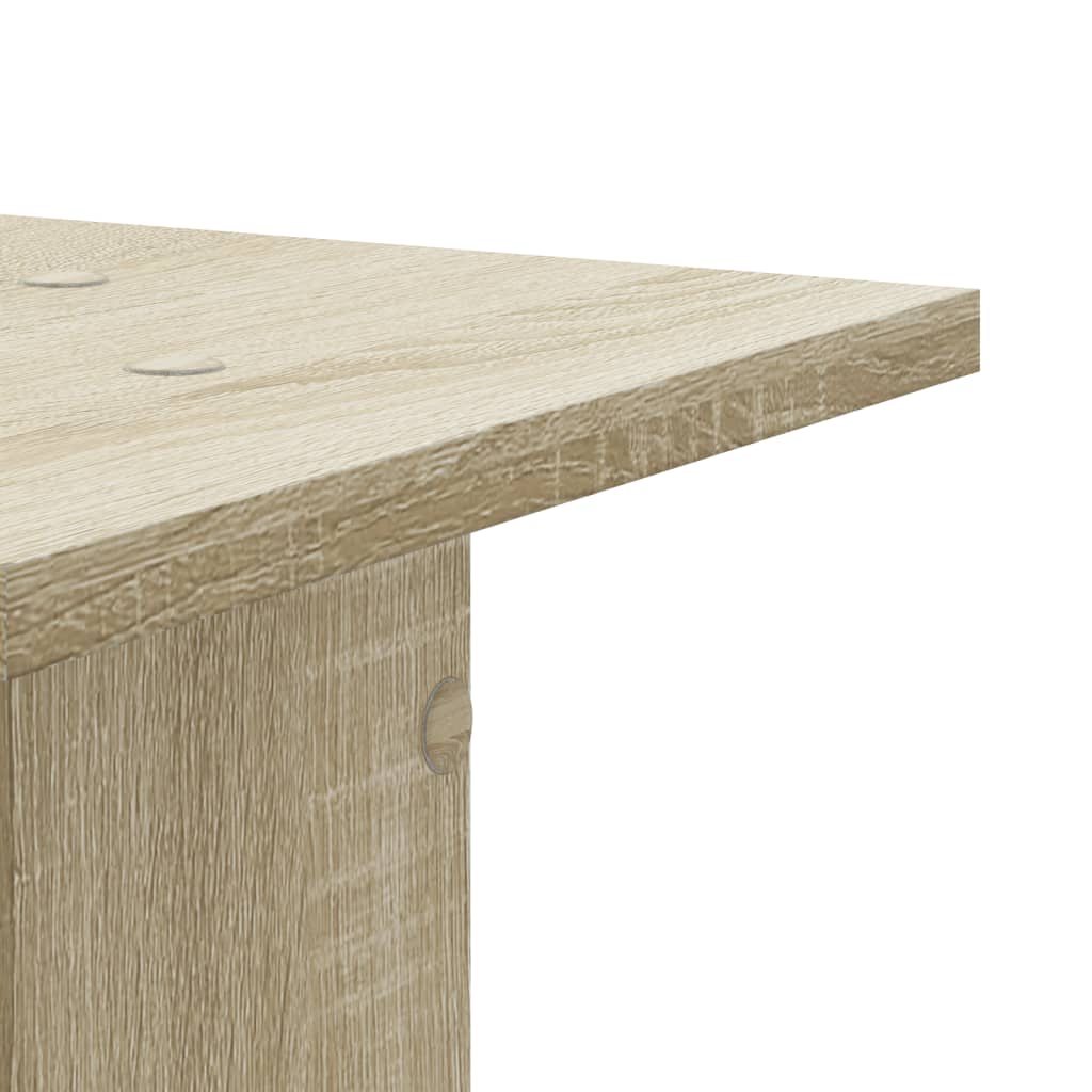 højtalerstativer 2 stk. 30x30x95 cm konstrueret træ sonoma-eg
