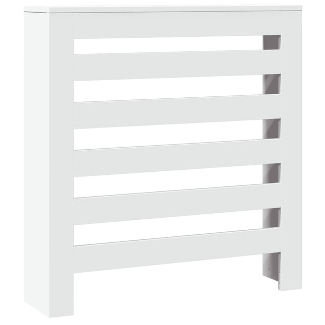 radiatorskjuler 78x20x82 cm konstrueret træ hvid