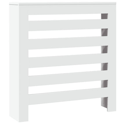radiatorskjuler 78x20x82 cm konstrueret træ hvid