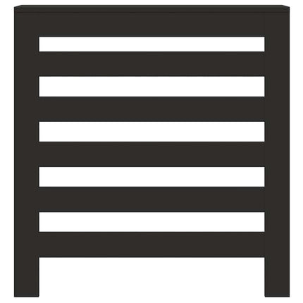 radiatorskjuler 78x20x82 cm konstrueret træ sort