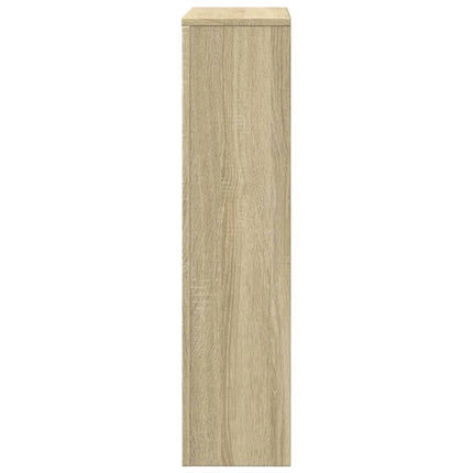 radiatorskjuler 78x20x82 cm konstrueret træ sonoma-eg