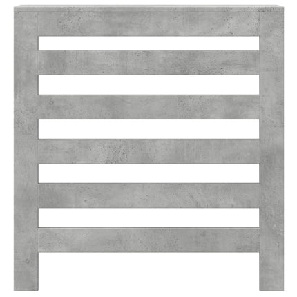 radiatorskjuler 78x20x82 cm konstrueret træ betongrå