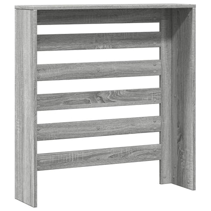 Radiatorcover Grå Sonoma 78 x 20 x 82 cm Konstrueret træ