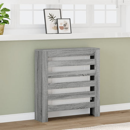Radiatorcover Grå Sonoma 78 x 20 x 82 cm Konstrueret træ