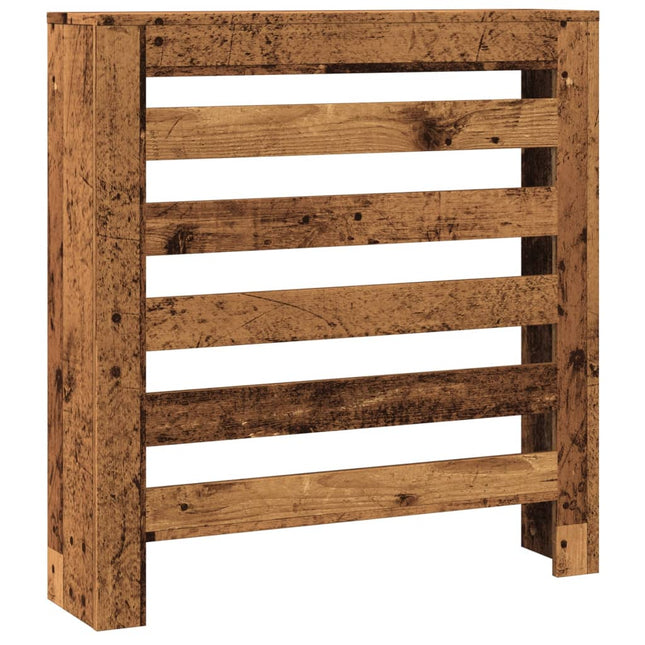 radiatorskjuler 78x20x82 cm konstrueret træ antikt træ
